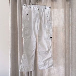 polo ralph lauren off-white cargo pants